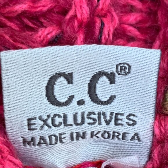 C.C Beanie Criss-Cross Knitted Hat - Picture 14 of 14